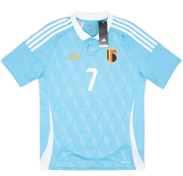 (image for) De Bruyne #7 Belgium Home Jersey EURO 2024